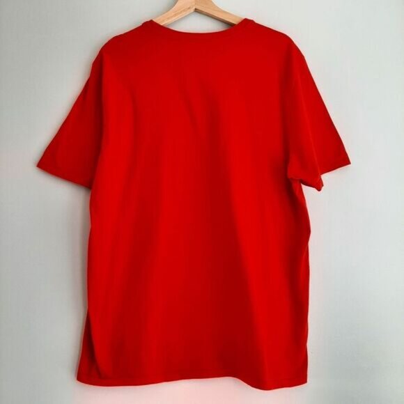 NIKE - JUST DO IT  Athletic Cut Graphic Print T-Shirt Crewneck Red Men's Sz XL - Picture 11 of 15